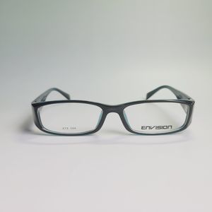 Envision 273 C64 53-16 140 teal/blue black full rim thick eyeglasses eyewear C7